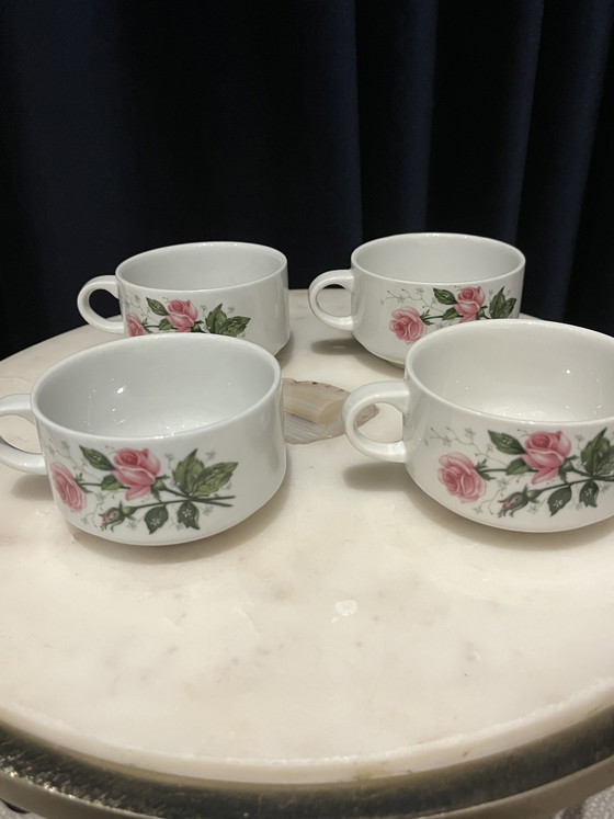 Image 1 of Set di 4 tazze e piattini Villeroy & Boch Septfontaines