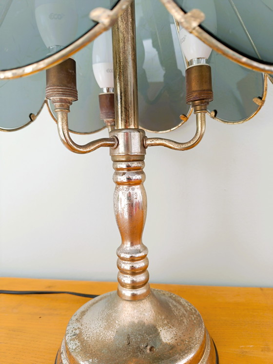 Image 1 of Lámpara de mesa estilo Tiffany