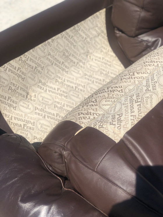 Image 1 of Sofá modelo “Petronio” de cuero de Tito Agnoli para Poltrona Frau 1970