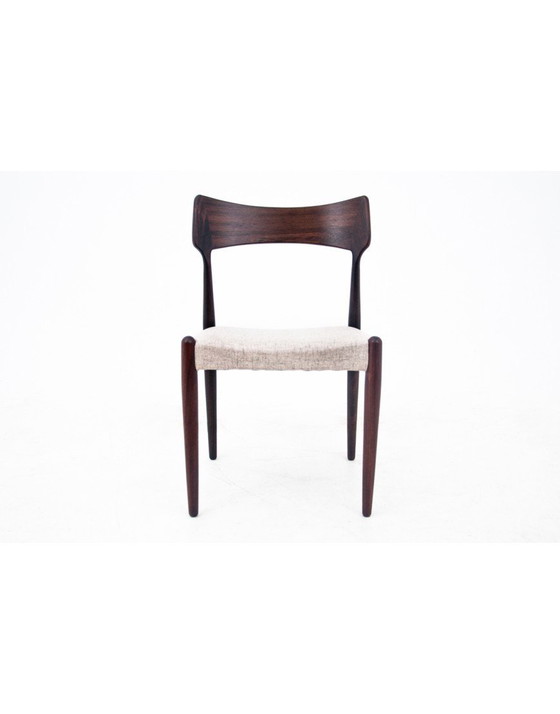 Image 1 of Vier Stühle aus Palisanderholz, entworfen von Bernhard Pedersen & Son, Dänemark, 1960er Jahre.