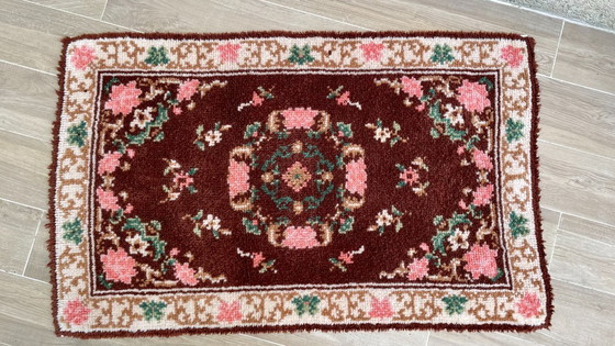 Image 1 of Reiner Wollteppich aus den 1970er Jahren