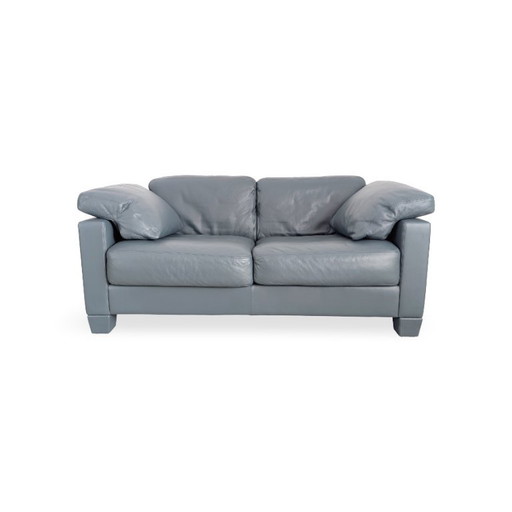 Originele De Sede DS 17 tweezitsbank van leer. – 2 zitsbanken, Leather