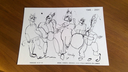 Print funeral Herman Brood