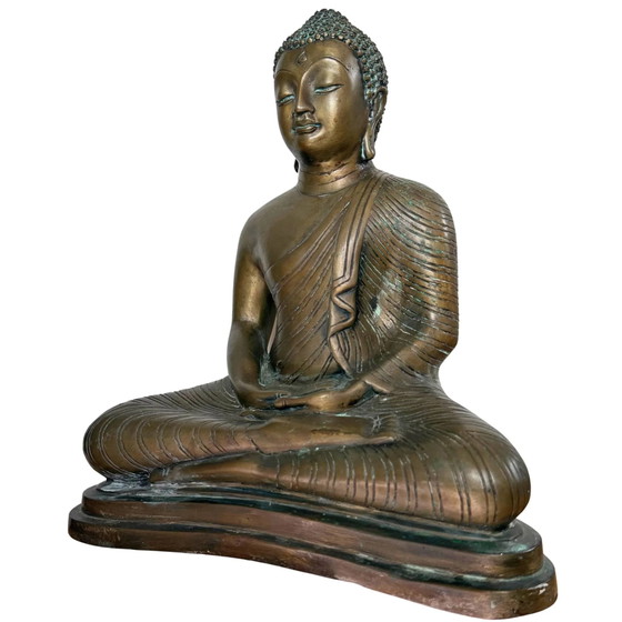 Quiete Interiore & Concentrazione – Buddha Thai-Lao Antico (XIX Secolo) – Sculture, Bronze (photo 9 of 10)