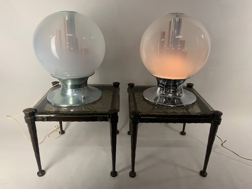Pierre Cardin Pair of table lamp 1970’s attributed 