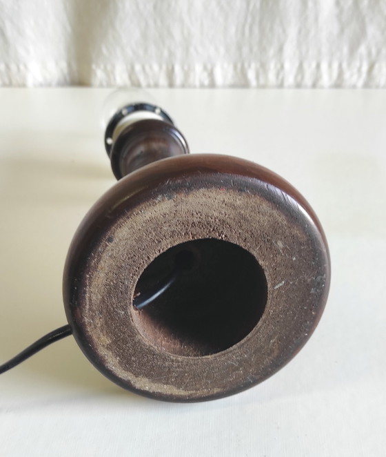 Image 1 of Scandinavian Style Solid Wood Table Lamp - Mid-20th Century