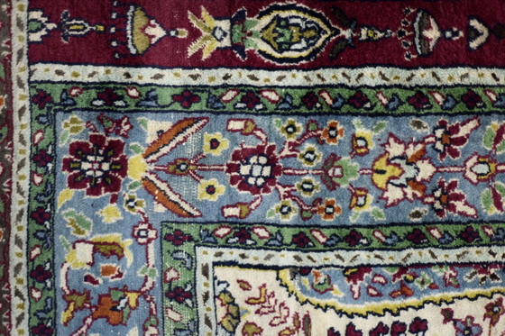 Image 1 of Vintage Hand-Woven Middle Eastern Oriental Baluch Prayer Rug, 1960s