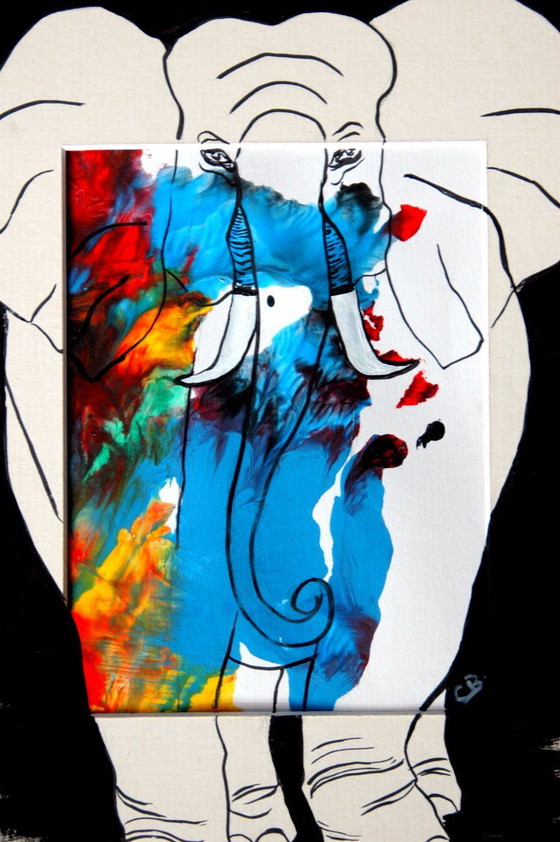 Abstract Elephant 3 – Arte, Canvas (photo 6 of 7)