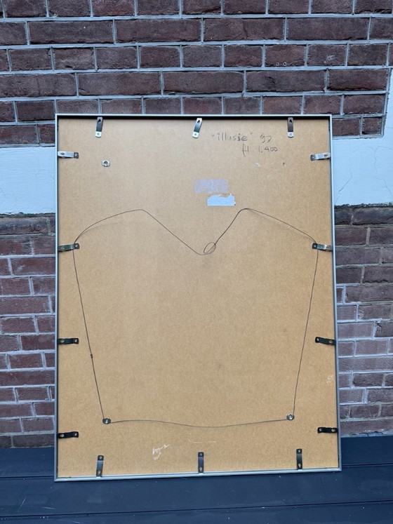 Schilderij Illusie door Herman (1997) – Wanddecoratie, Papier (photo 2 of 5)