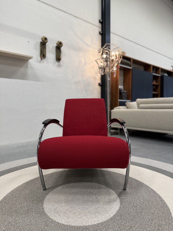 Image 1 of Gelderland Lotus 5470 Armchair Vidar red fabric