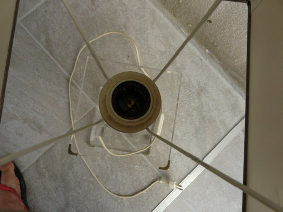 Image 1 of David Lange table lamp in plexiglass