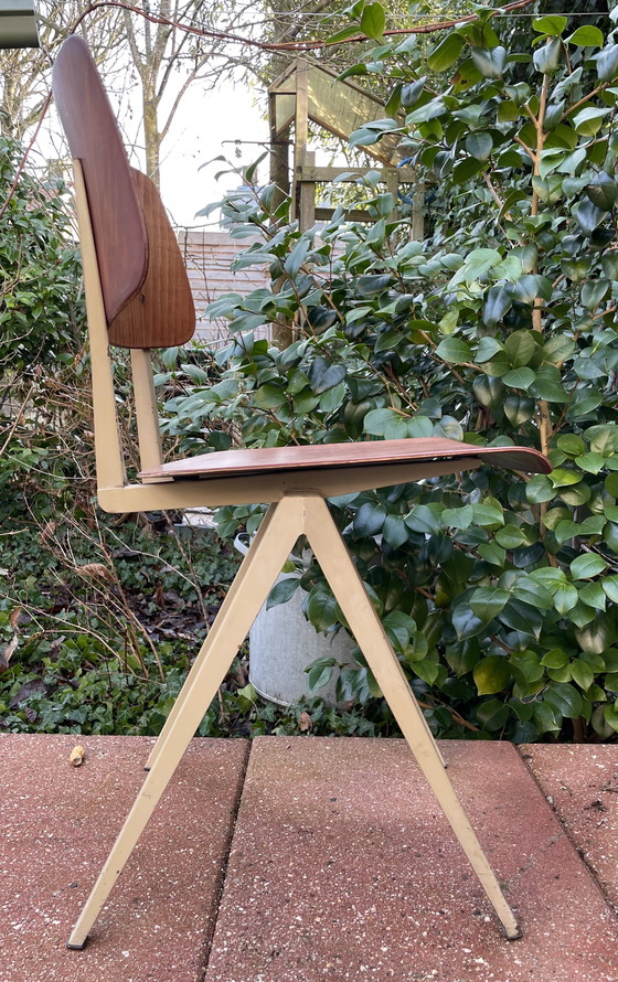 Image 1 of Ensemble de 4 chaises de salle à manger vintage Galvanitas S16 _ Design néerlandais 1965