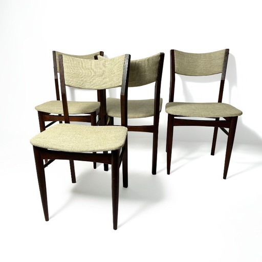 Set di 4 sedie Mid-Century in stile scandinavo