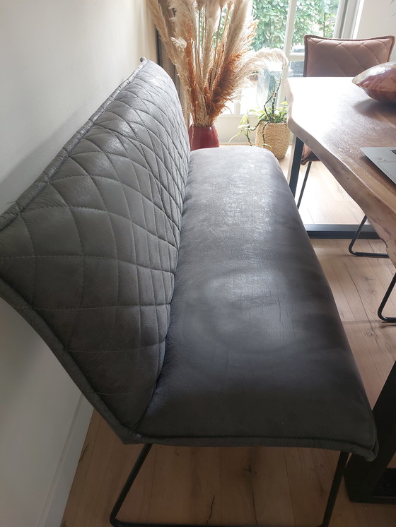 Image 1 of complete dining table set 4x chairs 1 x bench 1 x table