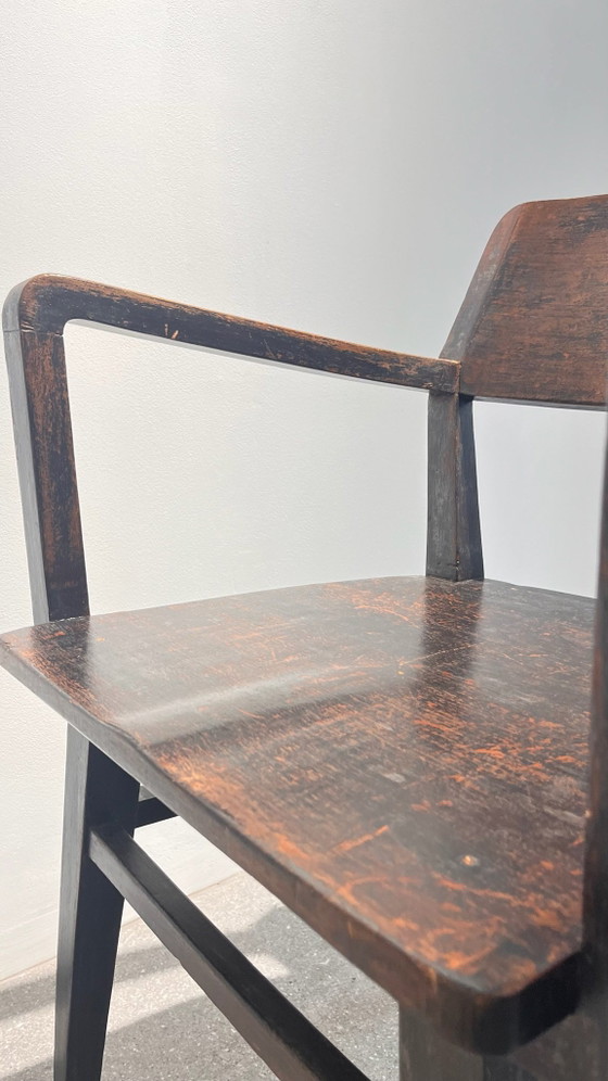Fauteuil ancien portugais, Bois, Noir (photo 4 sur 6)