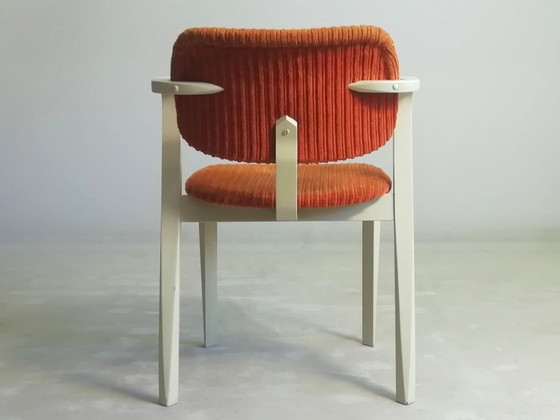 Image 1 of Orig. Asko Ilmari Tapiovaara Aslak Sedia 1946 FIN anni &#39;70 Sedia Arancione Artek