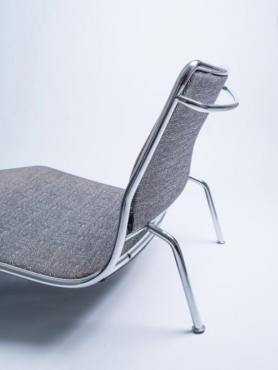 Living Divani Frog Lounge Chair – Piero Lissoni (Tessuto Grigio / Cromo) – Poltrone, Chrome (photo 3 of 9)