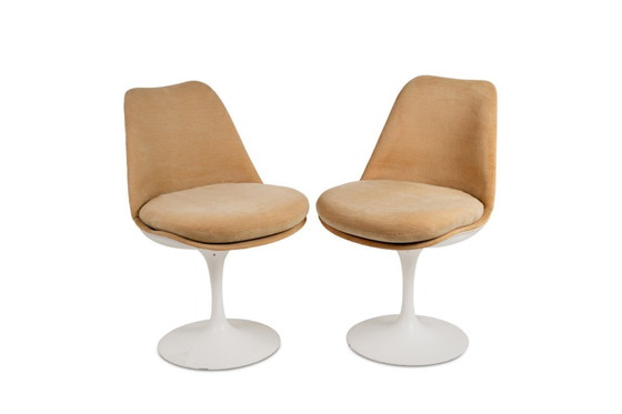 Image 1 of Eero Saarinen, per Knoll, Serie di 8 sedie "Tulip". Anni '70