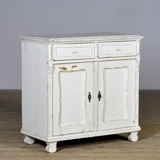 Image 1 of Antikes Kiefernholz-Sideboard, um 1910