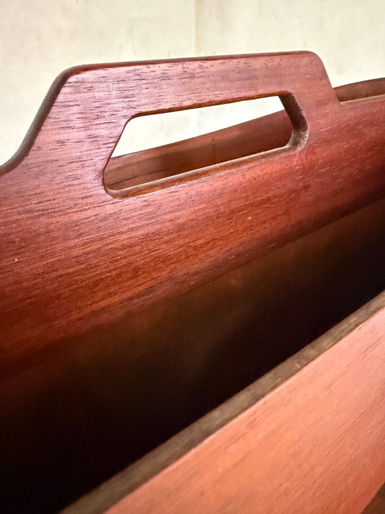 Portariviste vintage scandinavo in teak. – Scandinavian (photo 6 of 9)