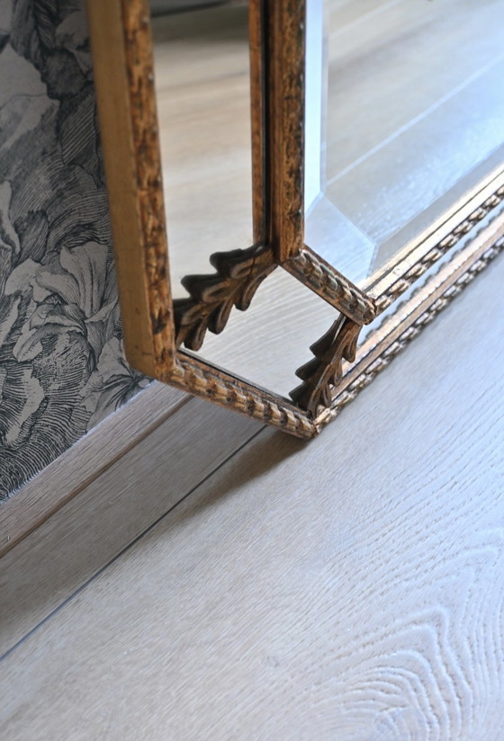 Image 1 of Octagonal Mirror Faceted with Mirror Edge