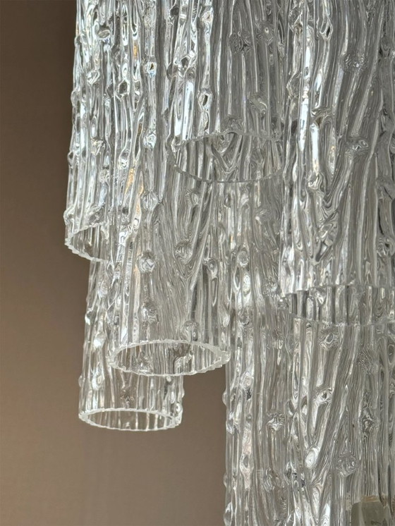 Image 1 of Murano-Tronchi-Kronleuchter von Toni Zuccheri für Venini