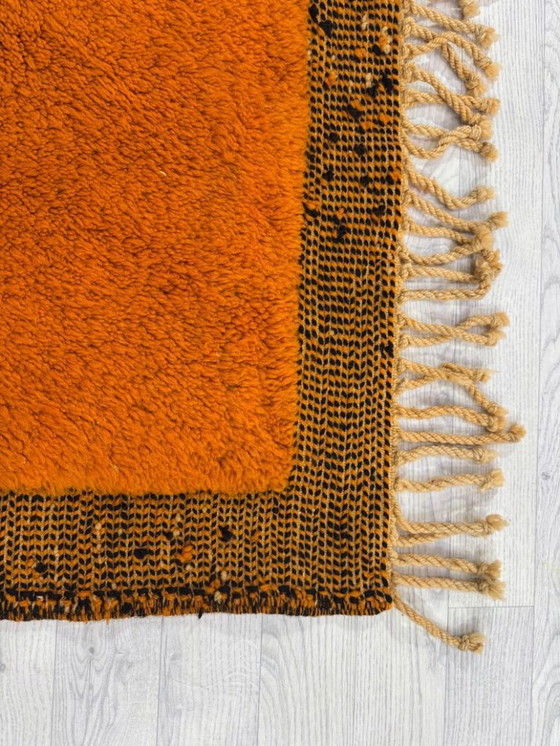 Image 1 of Handgeknüpfter Berberteppich in Orange, 200 cm x 300 cm