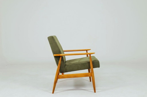 Lounge Chair Vintage Green Corduroy Vintage Design
