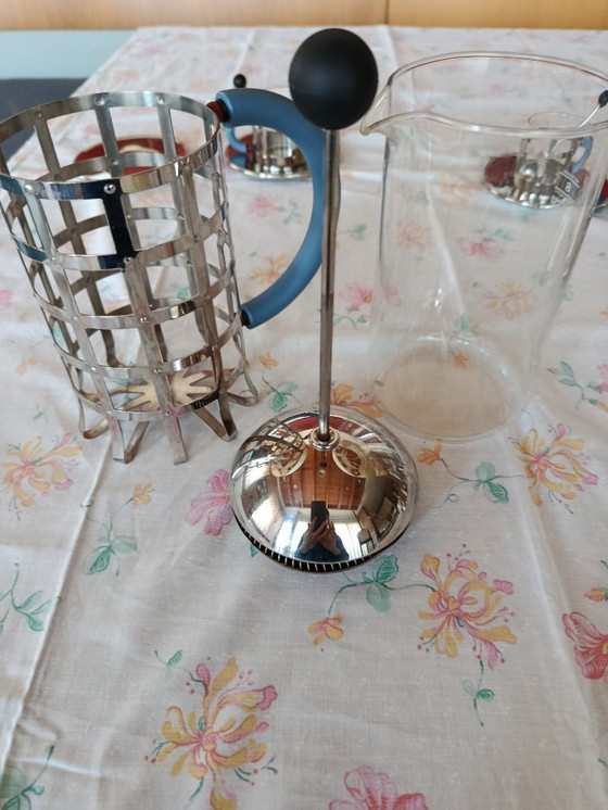 Image 1 of Alessi coffee set, tray and four mugs