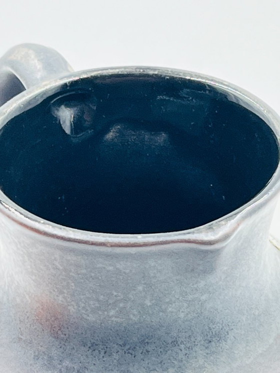 Image 1 of Vaso in ceramica a rilievo della Germania occidentale, rosso, anni '70