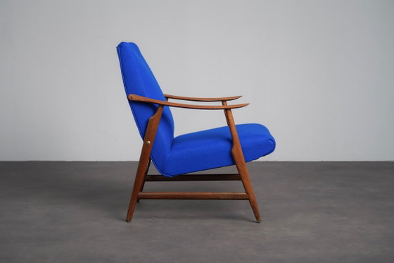 Fauteuil Scandinave Moderne, Danemark, années 1960 – Wool, Vintage (photo 3 of 9)
