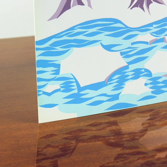 Image 1 of Panneau mural vintage tchécoslovaque de style Pop Art (années 1960)