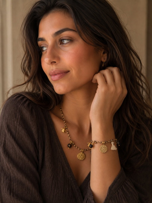 Unique Handmade Jewelry Necklace Trending Brown Sale – cadeaus, rvs