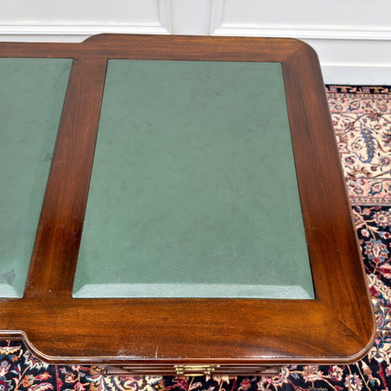 Scrivania inglese classica in pelle verde – Scrivanie, Leather, Wood (photo 18 of 21)