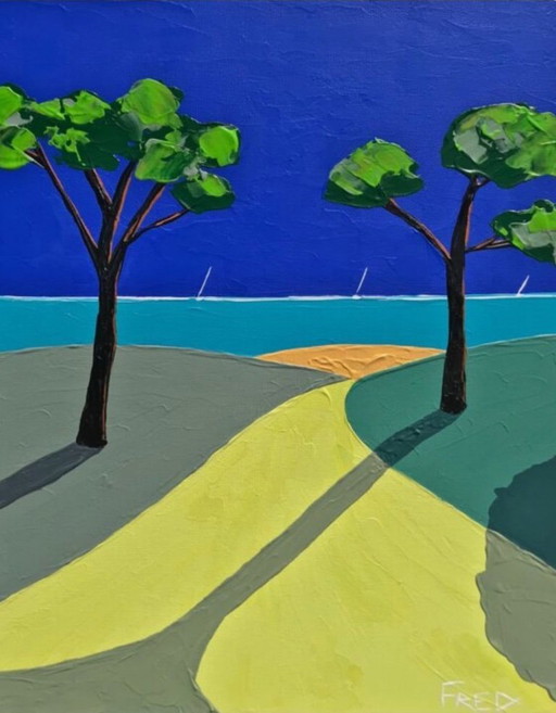 Acryl auf Leinwandrahmen 41x33cm