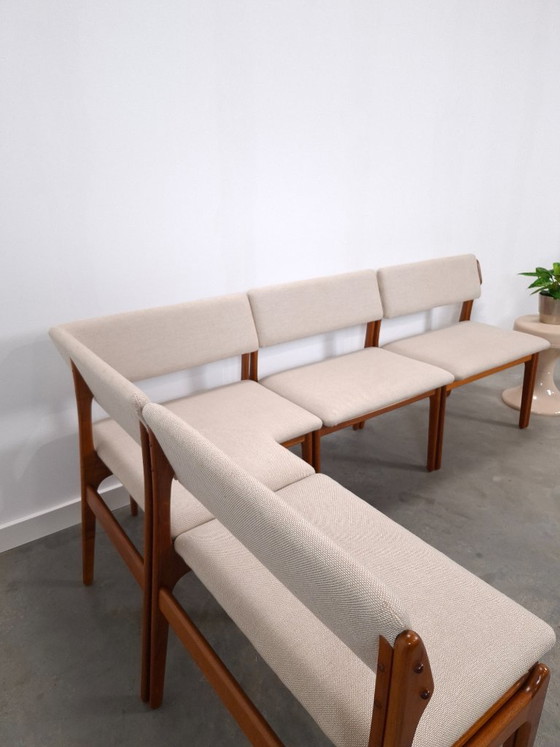 Dänische Modulare Teakholz Eckbank von Erik Buch für Odense Møbler, Modell Dinette, Esszimmerbank (photo 9 of 14)