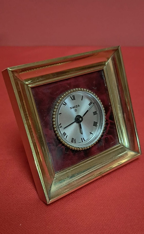 Sveglia Swiza 8 Neoclassica, Orologi, Vetro, Metallo, Dorato (foto 4 di 9)