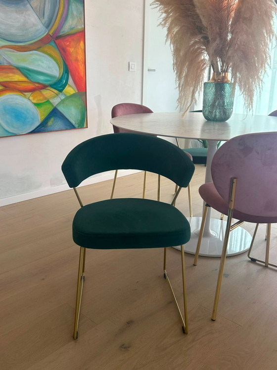 Image 1 of Set mit 6 Designer-Esszimmerstühlen