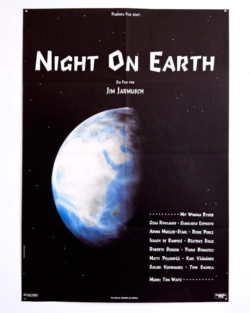 🌍 Night on Earth (1991) – Original German A1 Film Poster | 84 × 59 cm | Plakat 