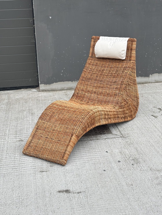 Image 1 of Vintage Karl Malmvall ligstoel "Karlskrona" uit de jaren 90