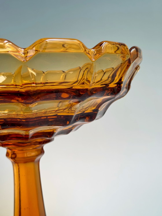 Image 1 of Ankerglas Bernsdorf - Ciotola - Donna - Vetro ambrato - Art Déco