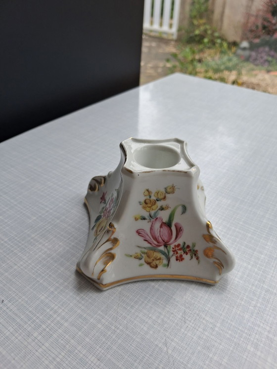 Portacandele in Porcellana Meissen – Oro (photo 3 of 11)