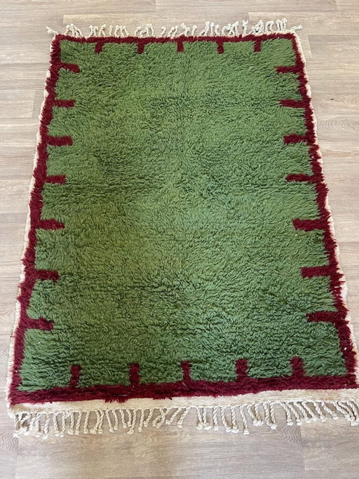 Handmade Berber Beni Ouaraine Rug, Size 140/260 cm