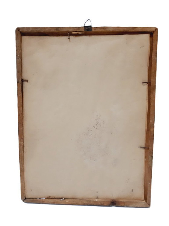 Image 1 of Impression d'art portrait encadrée vintage