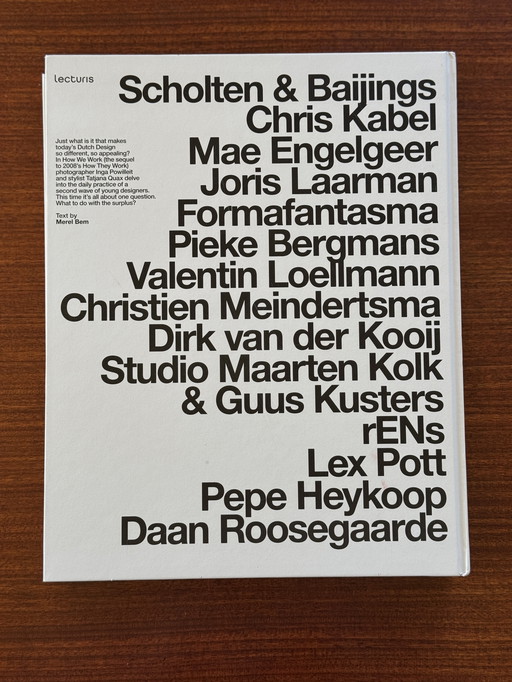 How We Work – The Avant-Garde of Dutch Design – coffee table book design & photography