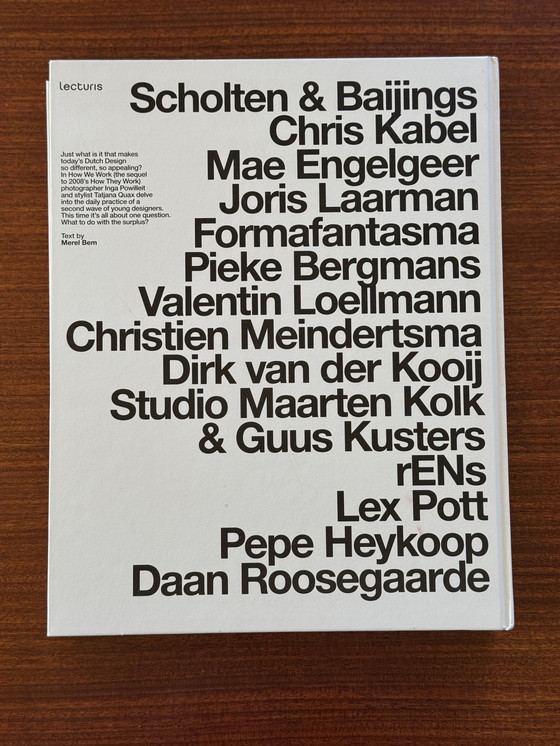 Image 1 of How We Work – The Avant-Garde of Dutch Design – coffee table book design & photography