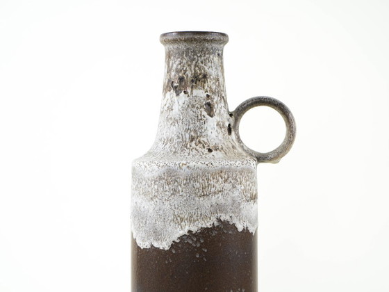 Image 1 of Ceramic vase with a handle, German design, 1960s, made in West Germany