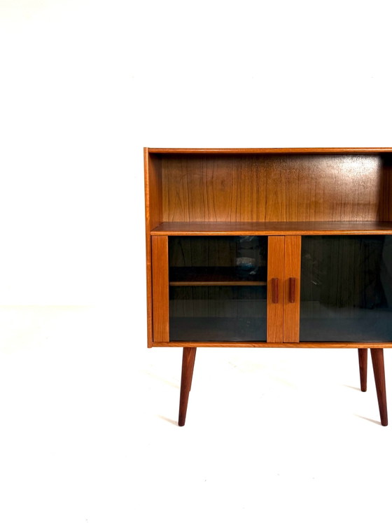 Librerie vintage danesi in teak anni '70, Legno, Vetro, Marrone (foto 4 di 10)