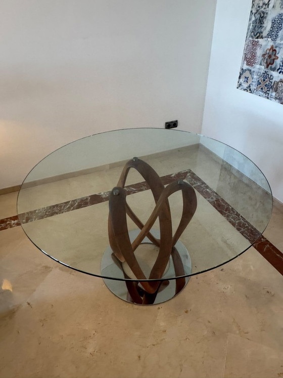 Mesa de Comedor de Lujo Porada: Mesa Infinity – Mesas de comedor, Crystal, Wood (photo 2 of 12)