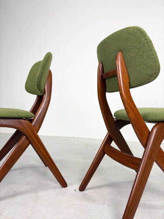 Set di sedie da pranzo 'Scissor' di Louis van Teeffelen – Legno (photo 14 of 20)